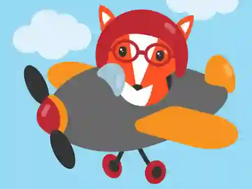 Lojë Cute Planes Coloring në internet