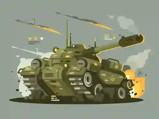 Lojë Military Vehicles Match 3 në internet