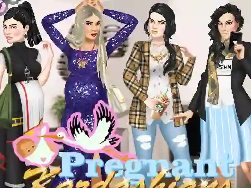 Lojë Pregnant Kardashians në internet