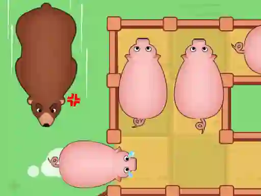 Lojë Save The Piggies në internet