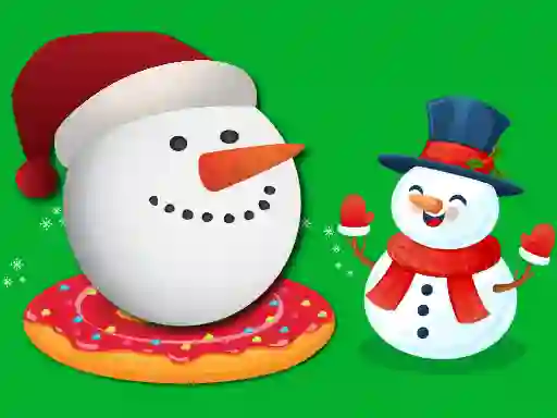 Lojë Flappy Snowball Xmas në internet