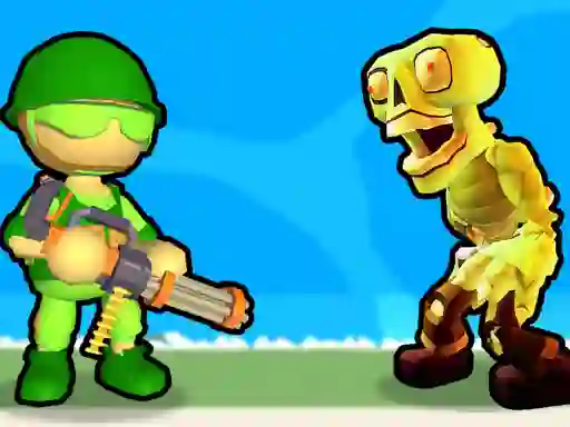 Lojë Destruction of Stickman Zombie në internet