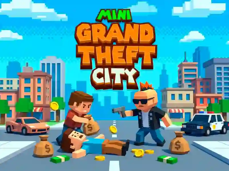 Lojë Mini Grand Theft City në internet