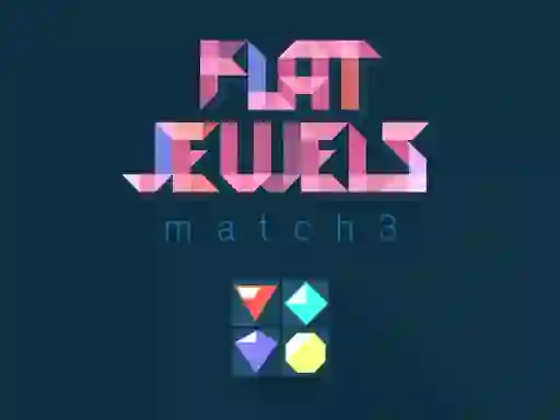Lojë Flat jewels match 3 në internet