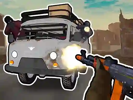 Lojë Road Chase. Shooter Realistic Guns në internet