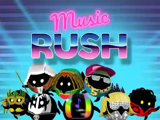 Lojë Music Rush në internet