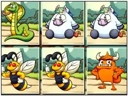 Lojë Animals Memo Match në internet