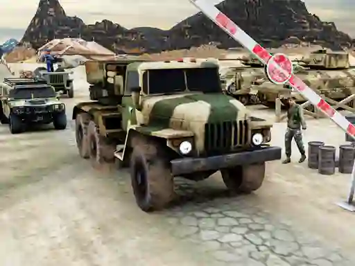 Lojë Army Machine Transporter Truck në internet