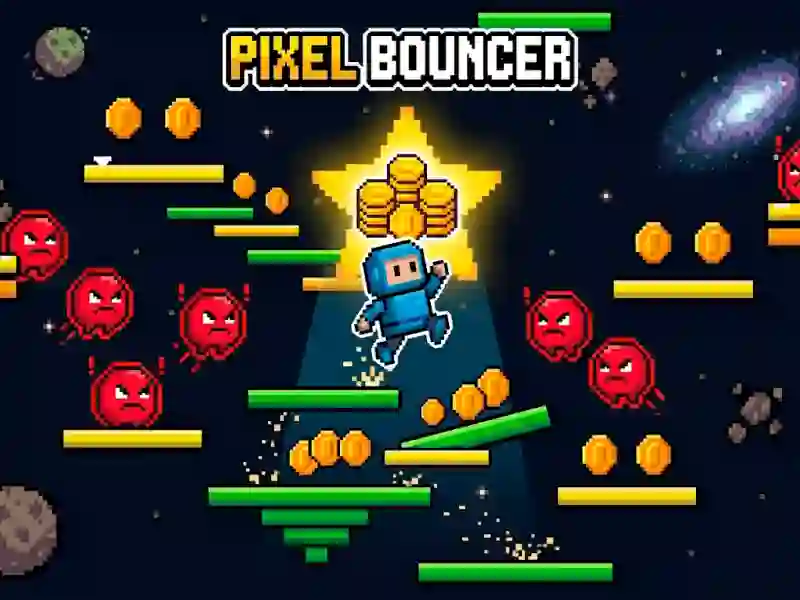 Lojë Pixel Bouncer në internet