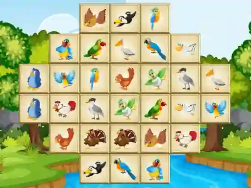 Lojë Birds Mahjong Deluxe në internet
