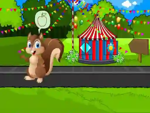 Lojë Feed the squirrel në internet