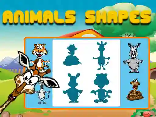 Lojë Animals Shapes në internet