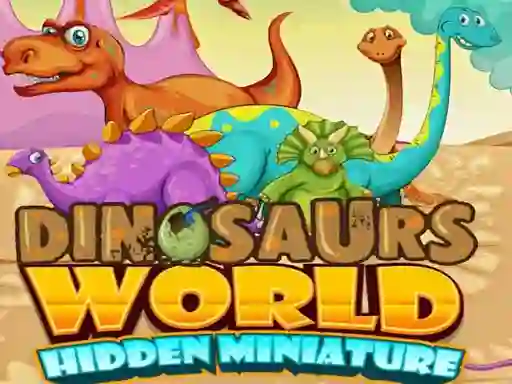 Lojë Dinosaurs World Hidden Miniature në internet