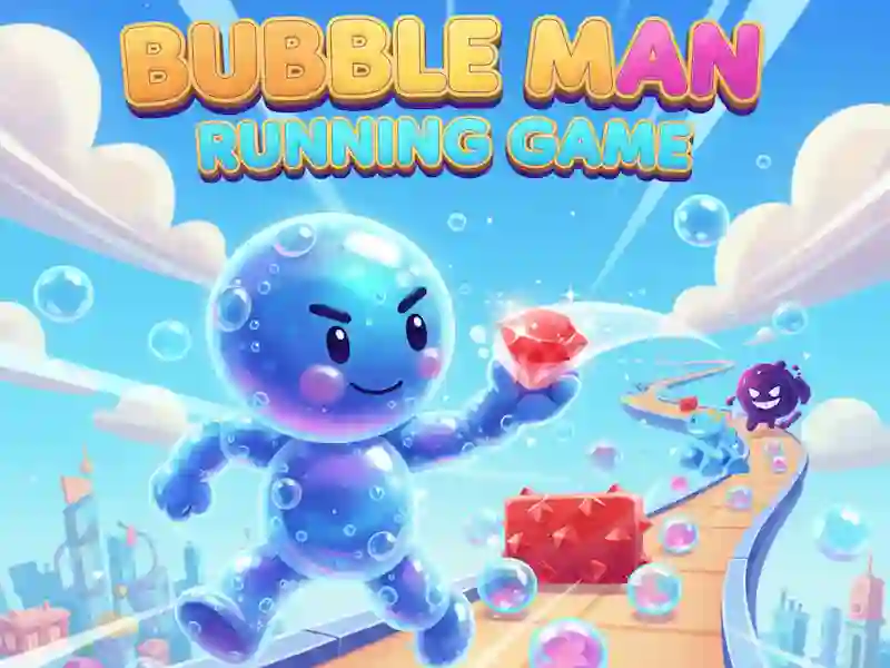 Lojë Bubble Man Running Game në internet