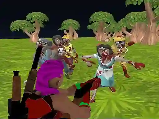 Lojë Battle Survival Zombie Apocalypse në internet
