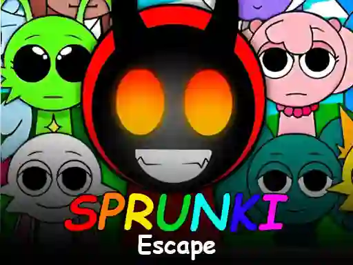 Lojë Sprunki 3D Escape në internet