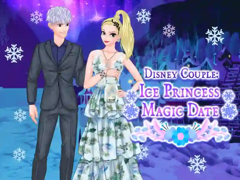 Lojë Ice Couple Princess Magic Date në internet