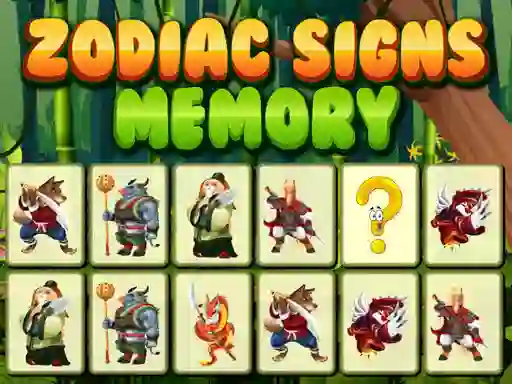 Lojë Zodiac Signs Memory në internet