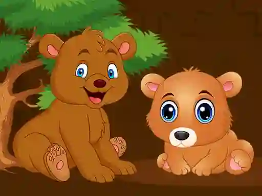 Lojë Baby Bear Jigsaw në internet