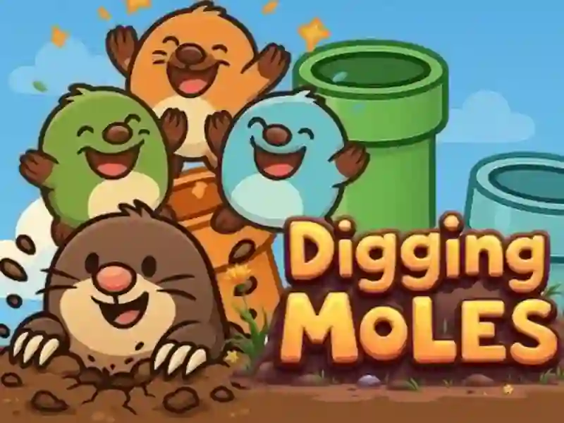 Lojë Digging Moles në internet