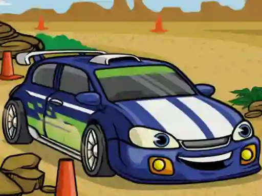 Lojë Racing Cartoons Jigsaw në internet