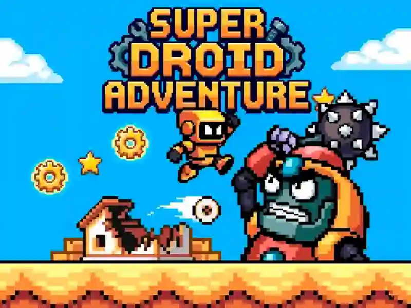 Lojë Super Droid Adventure në internet