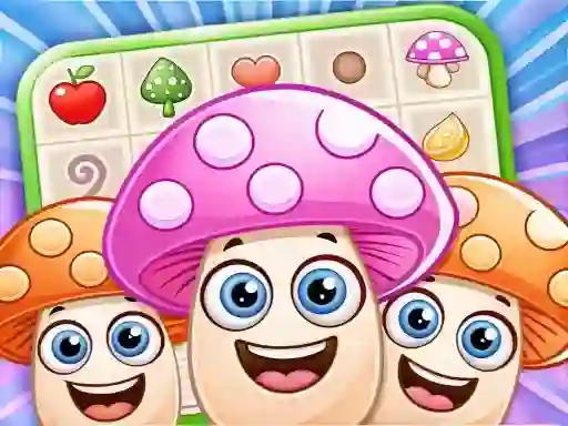 Lojë Mushroom Fever Match 3 në internet