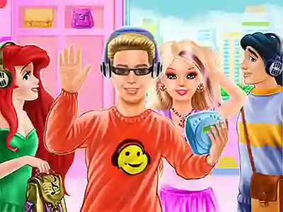 Lojë Princesses High School Trends në internet