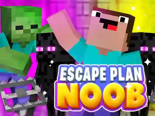 Lojë Noob: Escape Plan në internet