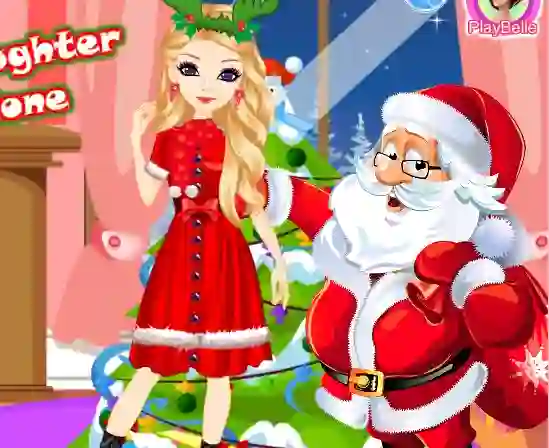 Lojë Santa's Daughter Home Alone në internet