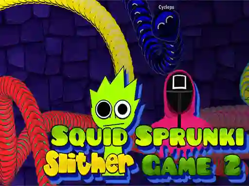 Lojë Squid Sprunki Slither Game 2 në internet