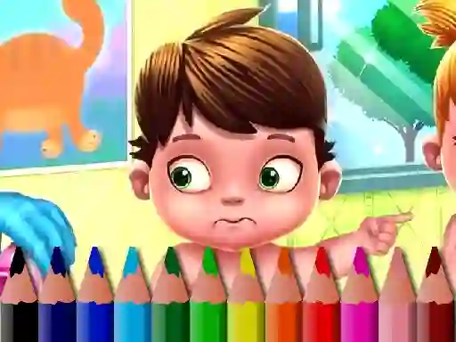 Lojë Back To School: Baby Coloring Book në internet