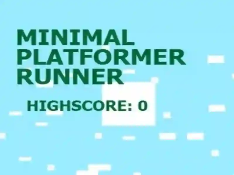 Lojë Minimal Platformer Runner në internet