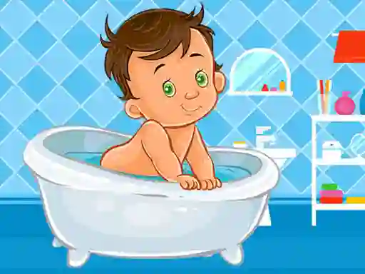 Lojë Baby Bath Jigsaw në internet