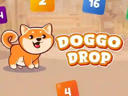 Lojë Doggo Drop në internet