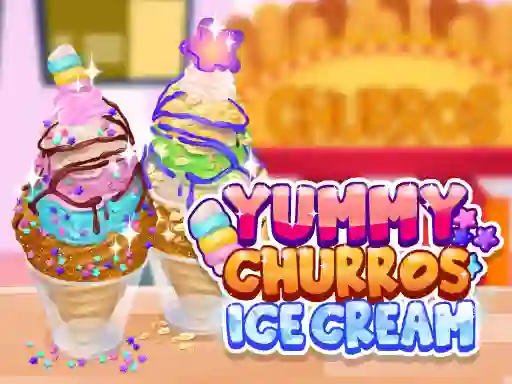 Lojë Yummy Churros Ice Cream në internet