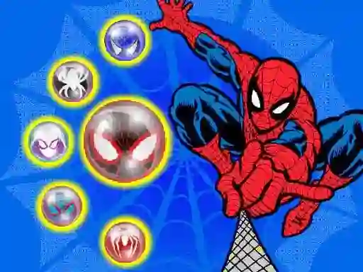 Lojë Spiderman Bubble Shooter në internet