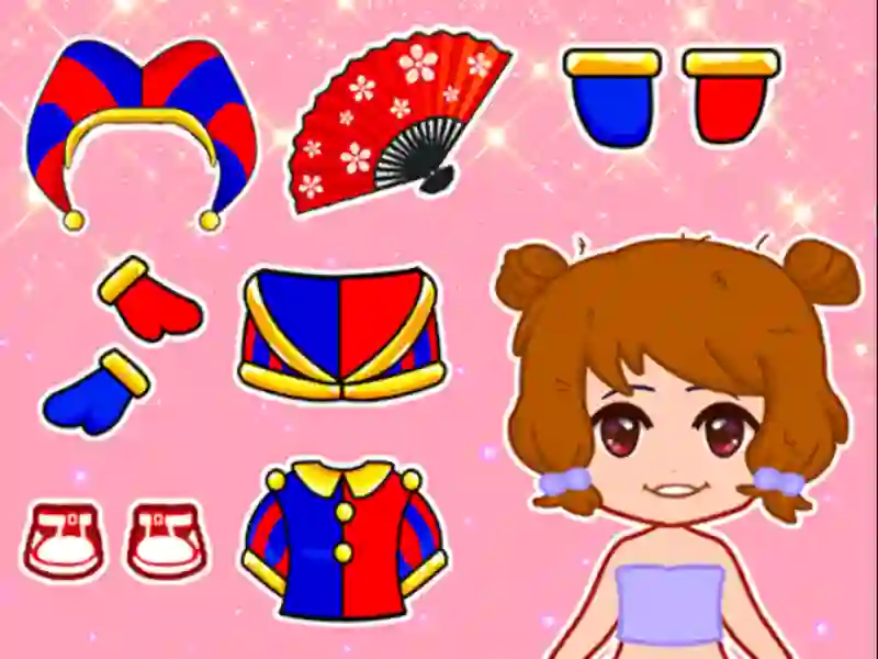 Lojë Lovely Doll Dress Up Game në internet