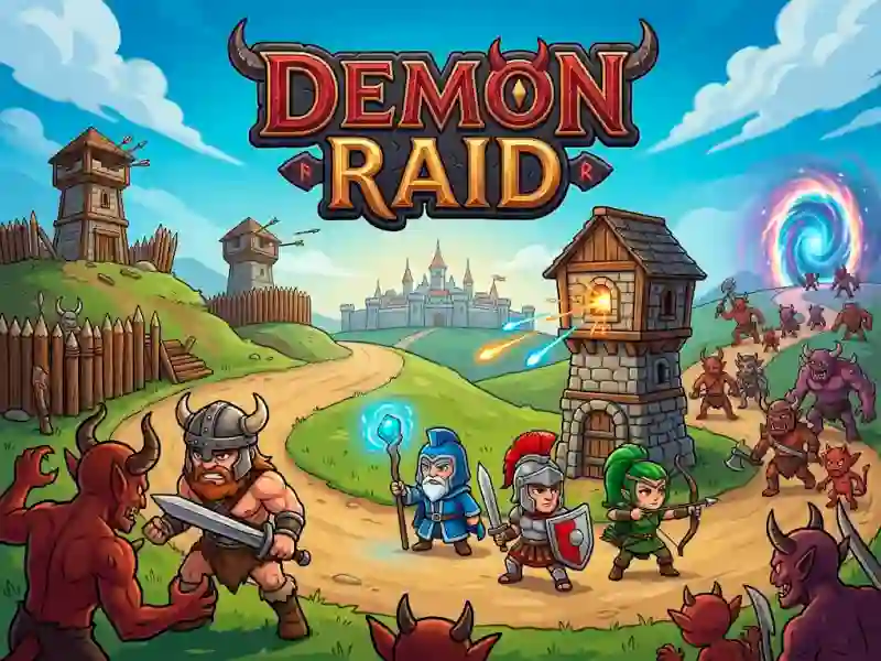 Lojë Demon Raid në internet