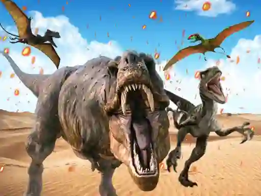 Lojë Dino Hunter: Killing Strand në internet