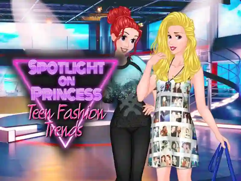 Lojë Princess Spotlight: Fashion Trends for Teens në internet