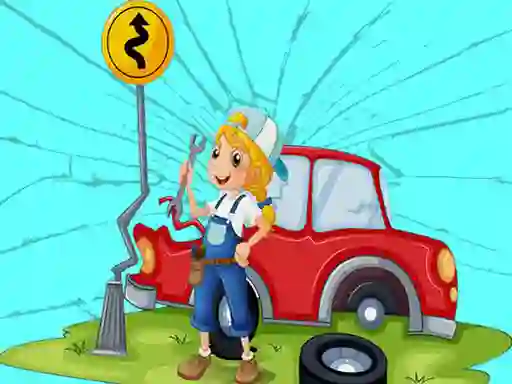 Lojë Broken Cars Jigsaw në internet