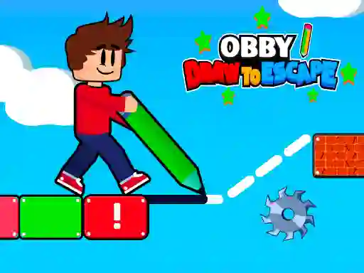 Lojë Obby Draw to Escape në internet