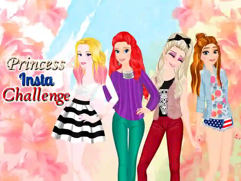 Lojë Princesses: Instagram Challenge në internet