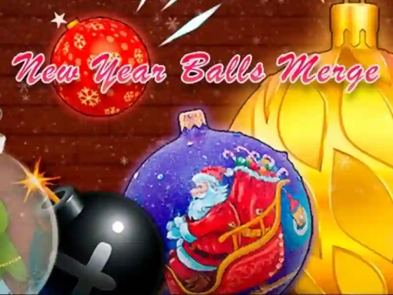 Lojë New Year Balls Merge në internet