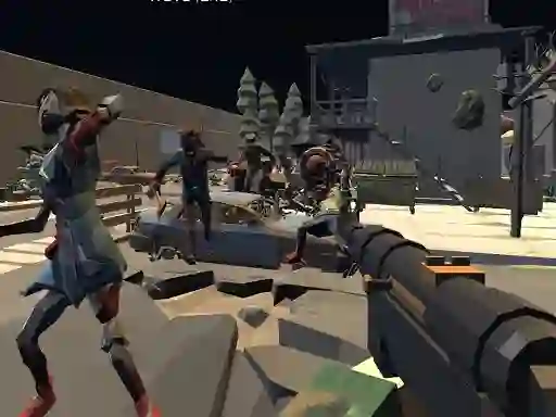 Lojë Zombie Virus FPS në internet
