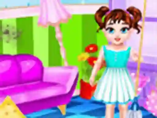Lojë Baby Taylor Messy Home Cleaning në internet