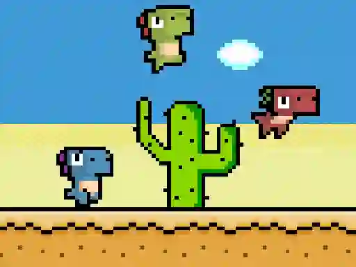 Lojë Pixel Dino Run në internet
