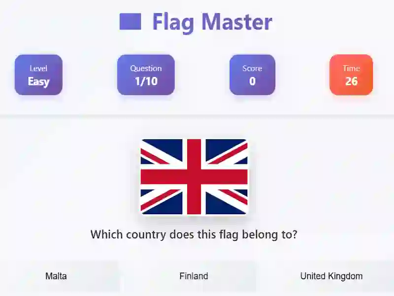 Lojë Flag Masters në internet