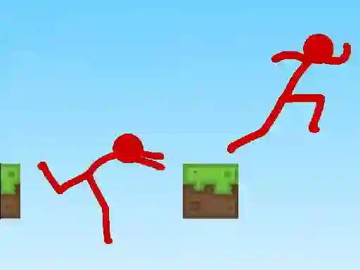 Lojë Stickman Parkour në internet